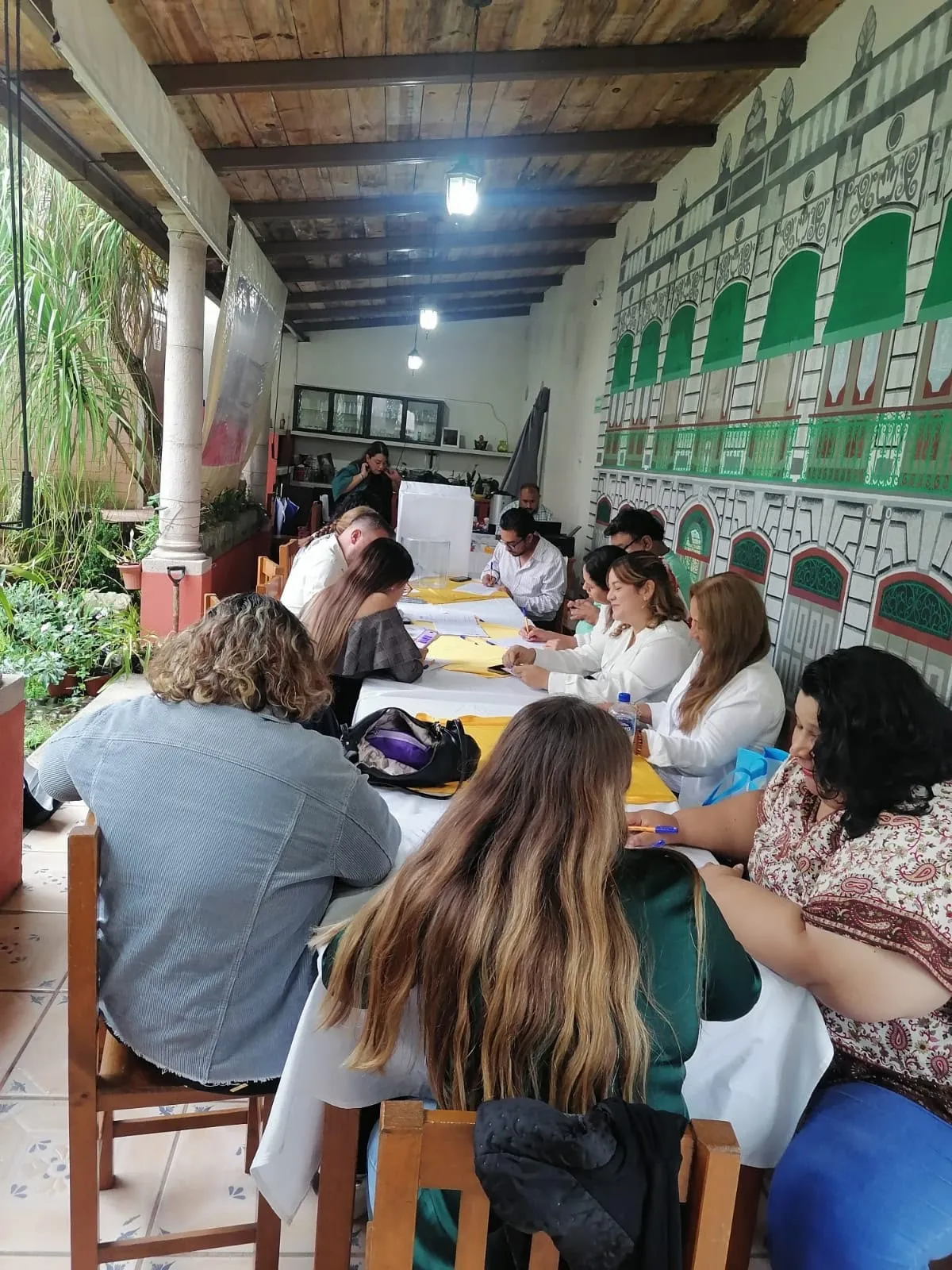 Reunión de la base en Veracruz